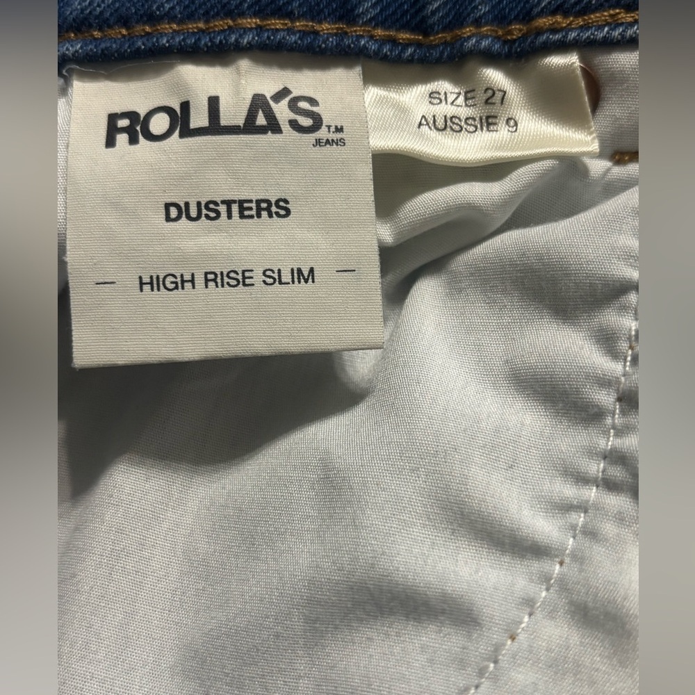 Rolla’s Dusters High Rise Cutoff Shorts Distressed Frayed Hem 27 - Picture 5 of 6